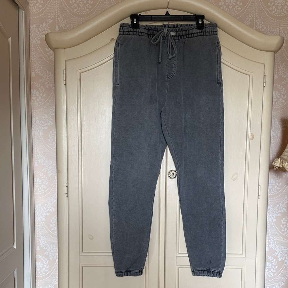 Talentless Heavyweight Sweatpant with Pockets & Drawstring Grayish/Blue Size L